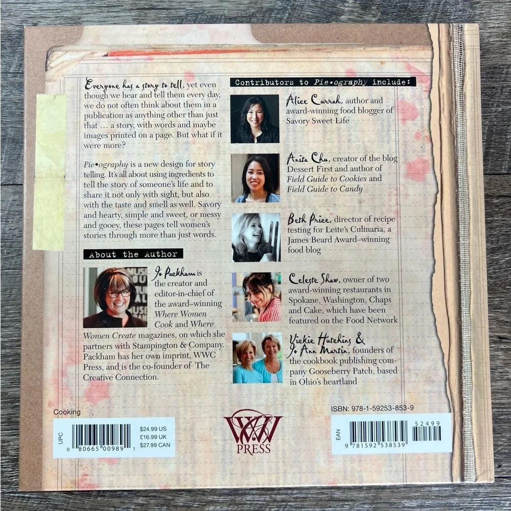 Pie-ography‎ cookbook Jo Packham recipes stories hardcover